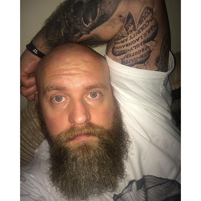 Tagged by @cegnpm @celticviking76 @niallb82 for #sds #stopdropandselfie. All the Prosecco has been drank now so it\'ll be bedtime soon for me.. well it is 04.30am

#beard #bearded #beardedman Member of #TheBritishBeardClub #tbbc #tbbcthatch #manclub #fullbeard #bald #YorkshireBeardsmen #yorkshire #beardsofinstagram #beardlife #beardlover #beardenvy #pogonophile #pogonophiles #beardcrew #beardnation #beardstyle #beardedguy #beardedbrother #beardedgentleman #beardandtats #tattooed #decembeard by @jodo_13